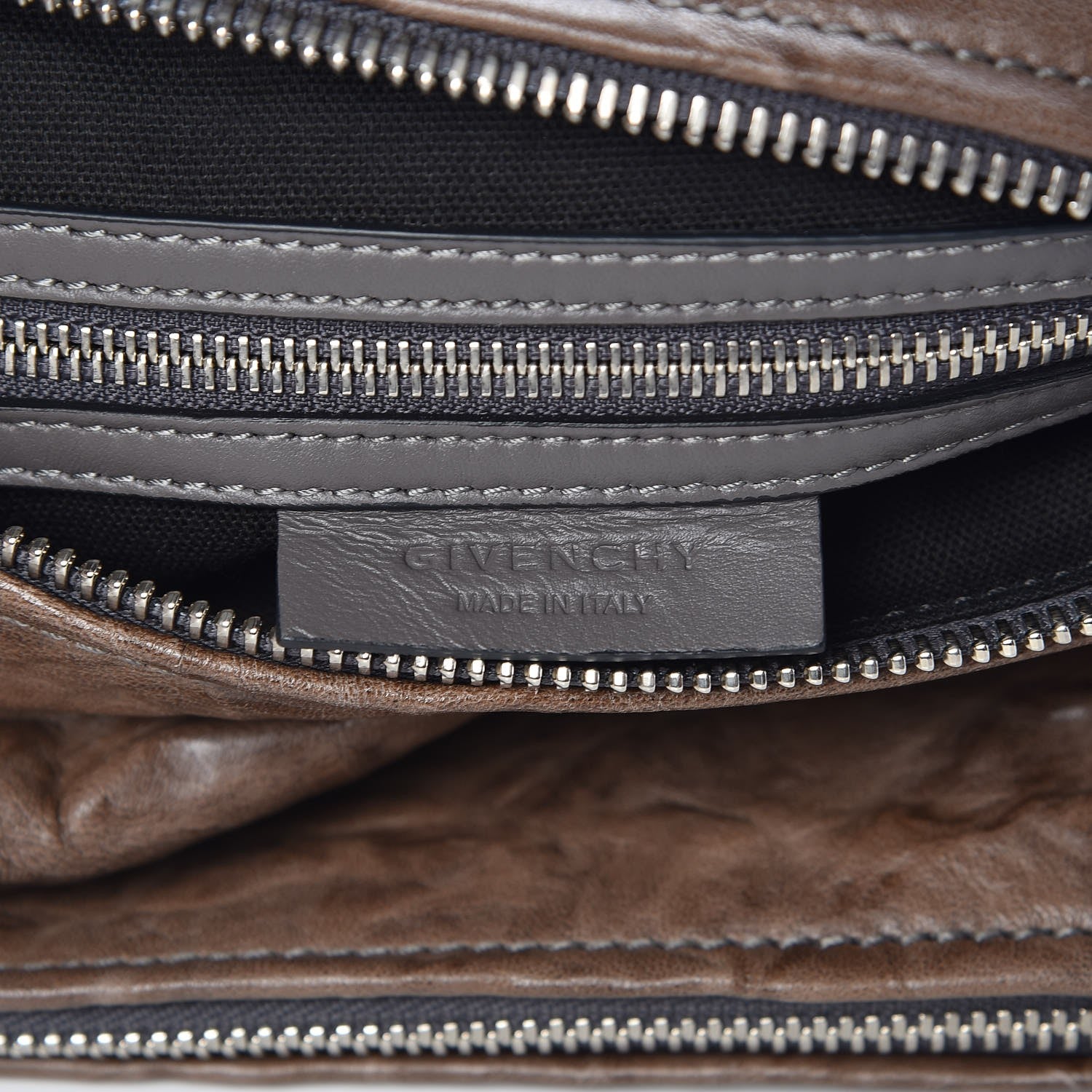 Givenchy Tumbled Sheepskin Medium Pandora Charcoal 7 of 8