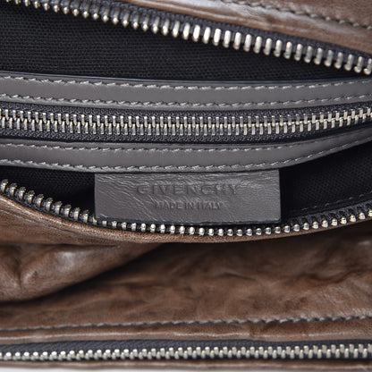 Givenchy Tumbled Sheepskin Medium Pandora Charcoal 7 of 8