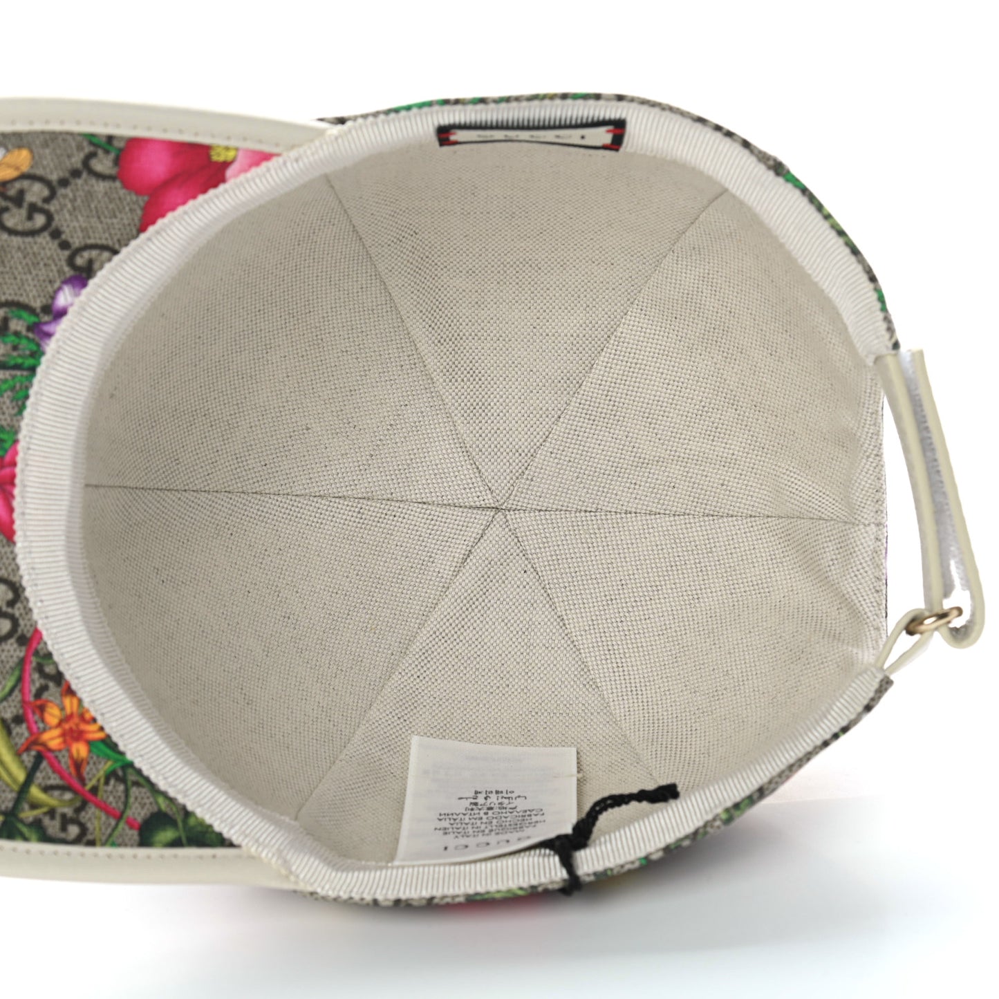 GG Supreme Flora Claudia Baseball Hat 58 L White