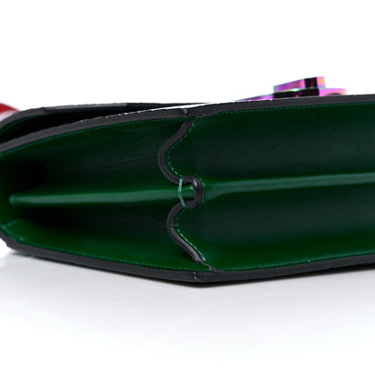 Christian Louboutin Alligator Embossed Calfskin Elisa Top Handle Bag Canopee Rainbow 8 of 10