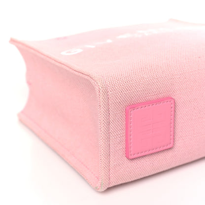 Givenchy Canvas Mini G Shopping Tote Bright Pink 9 of 10