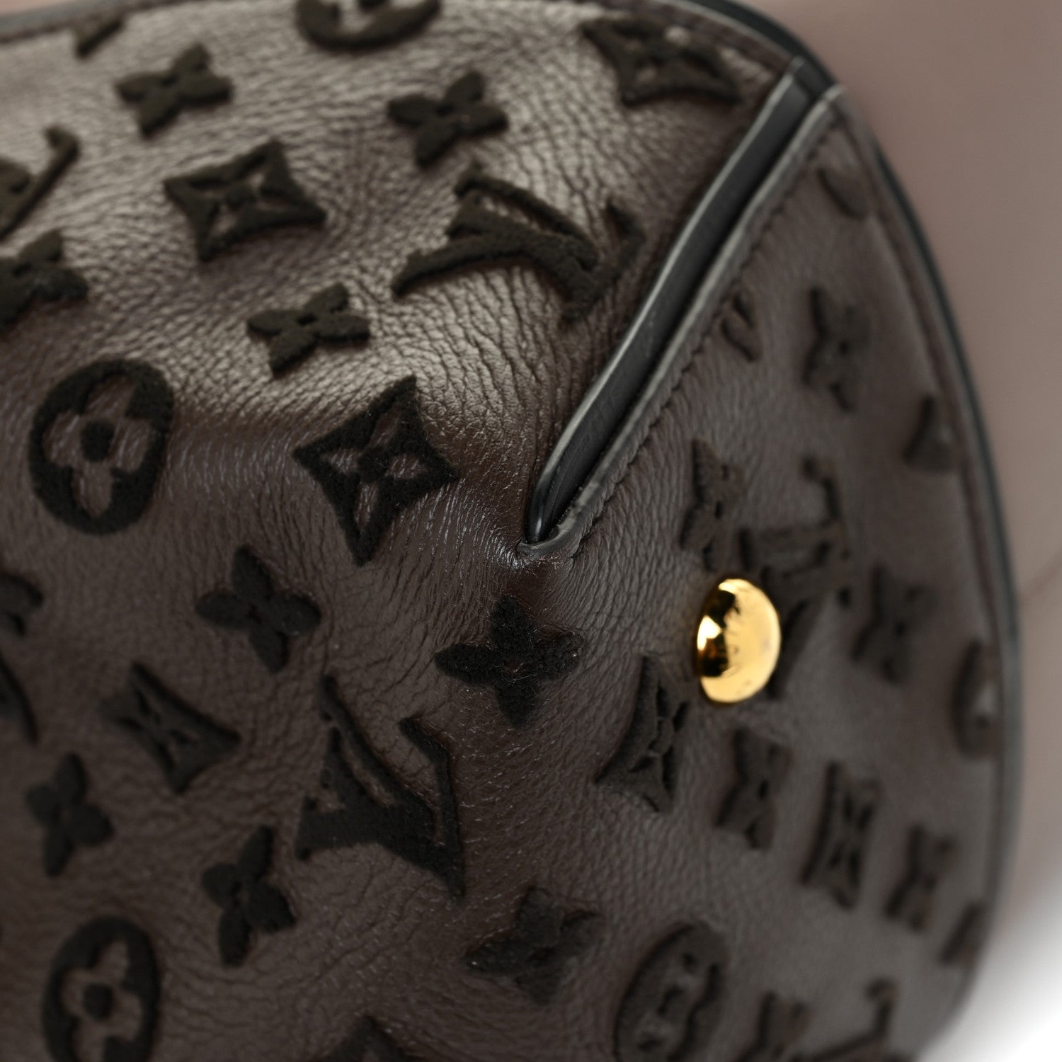Louis Vuitton Cuir Orfevre Veau Cachemire Tote W GM Gris 14 of 17