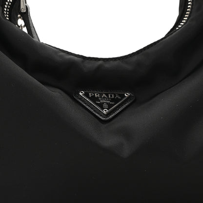 Prada Tessuto Nylon Saffiano Re-Edition 2006 Shoulder Bag Black 9 of 11