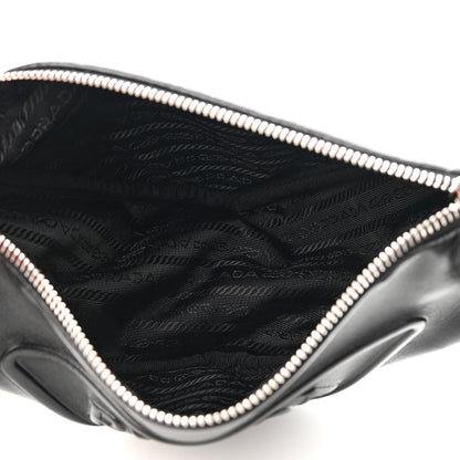 Prada Grace Lux Triangle Shoulder Bag Black 6 of 10