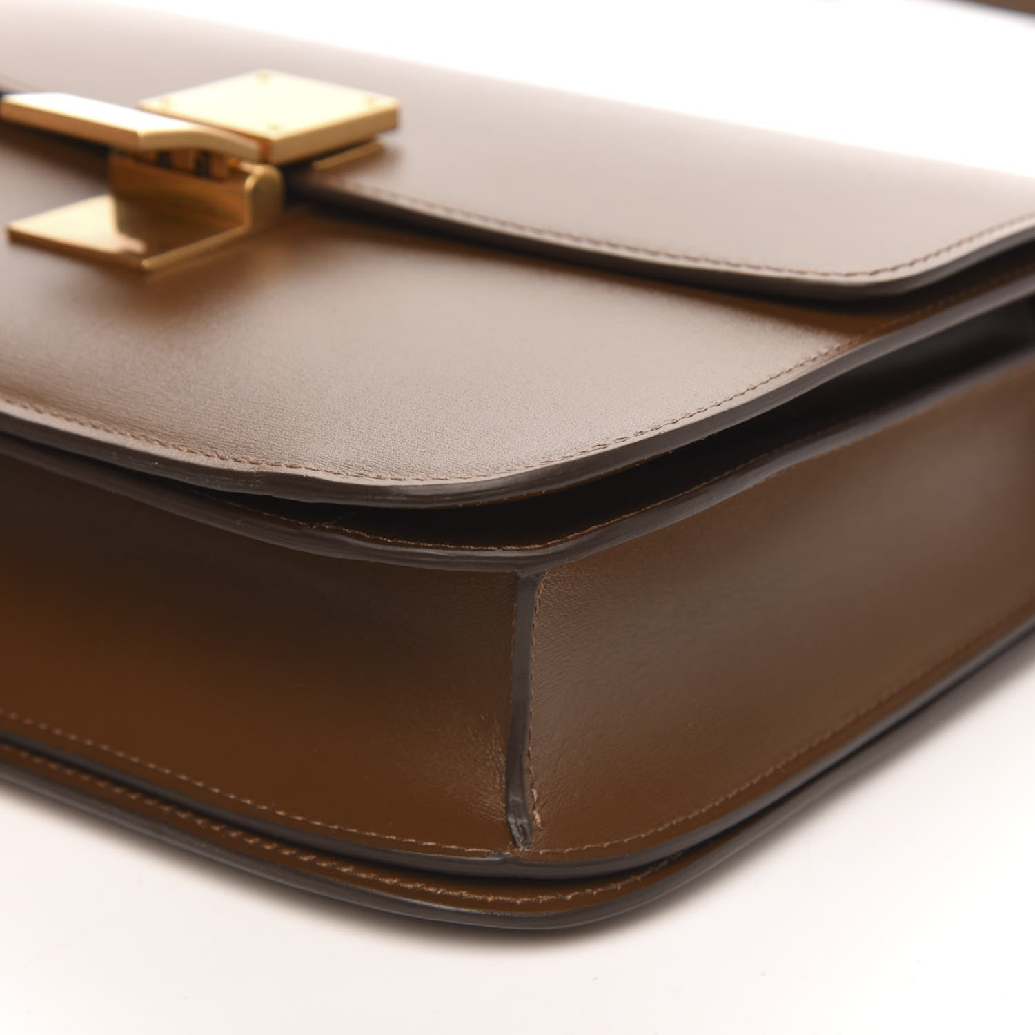 Celine Box Calfskin Medium Classic Box Flap Bag Camel 9 of 9