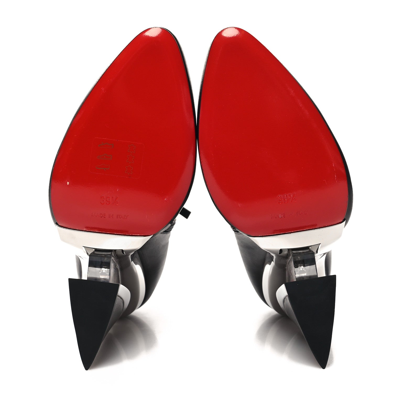Christian Louboutin Calfskin Levitibootie 100 Booties 39.5 Black 5 of 7