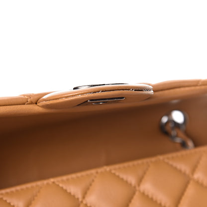 Chanel Lambskin Quilted Mini Rectangular Flap Camel 10 of 12