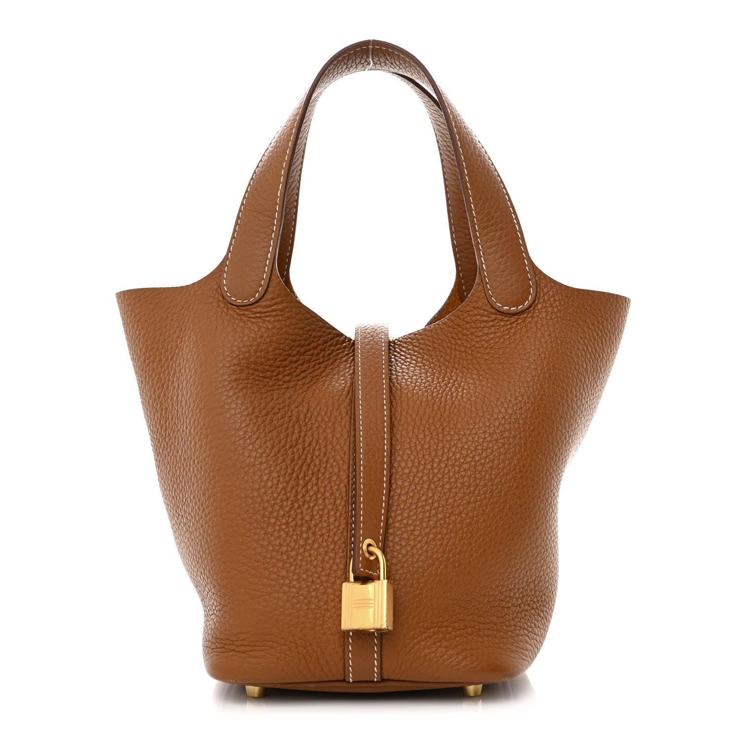 Hermes Taurillon Clemence Picotin Lock 18 PM Gold 1 of 10