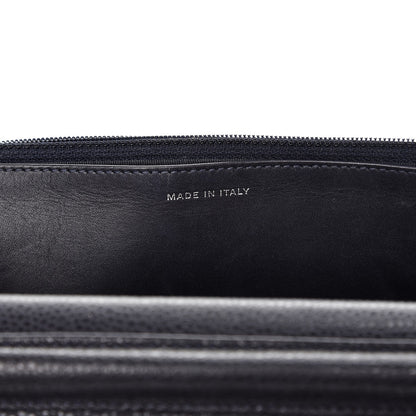 Chanel Caviar Quilted Wallet On Chain WOC Navy 8 of 10