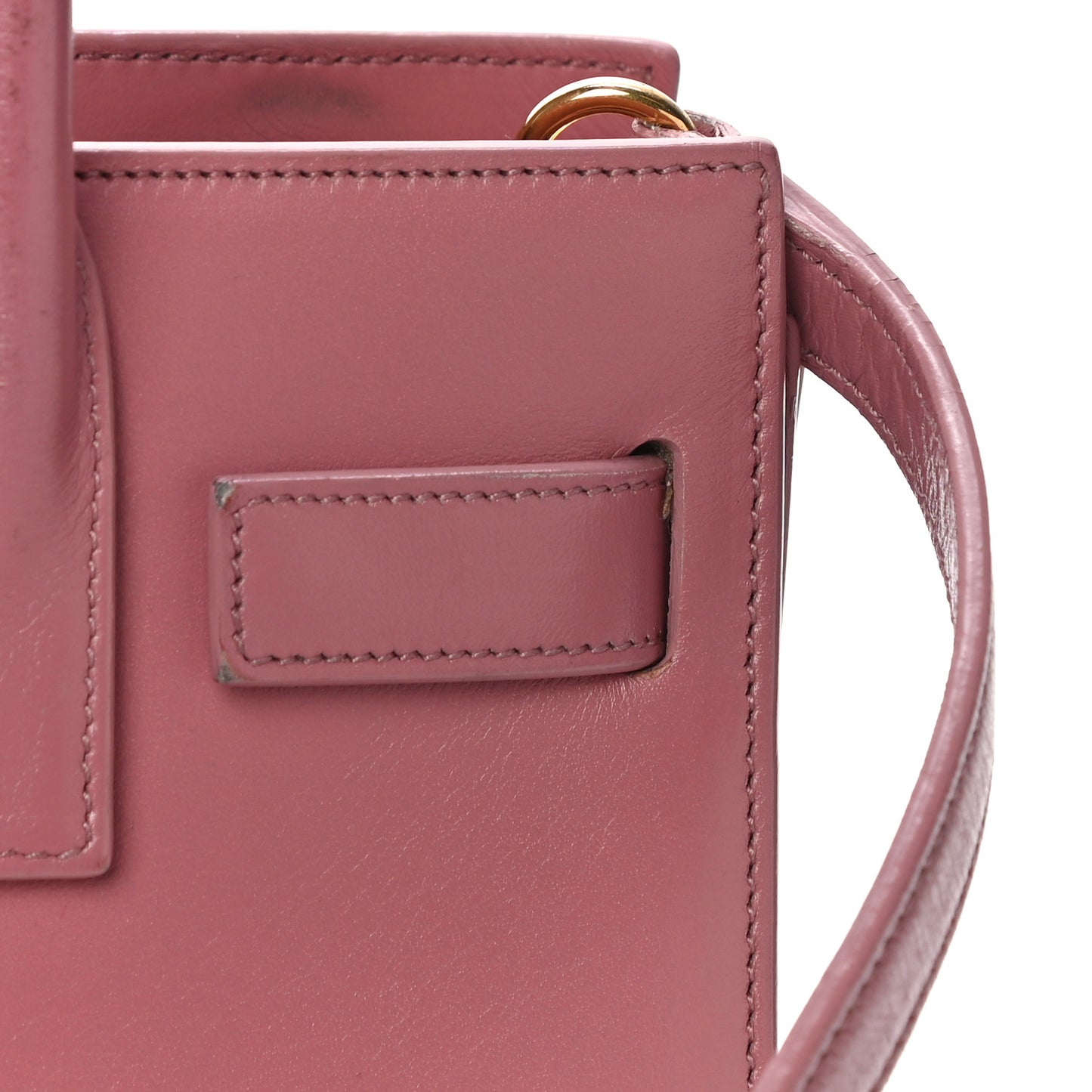 Calfskin Nano Sac De Jour Rose Dark