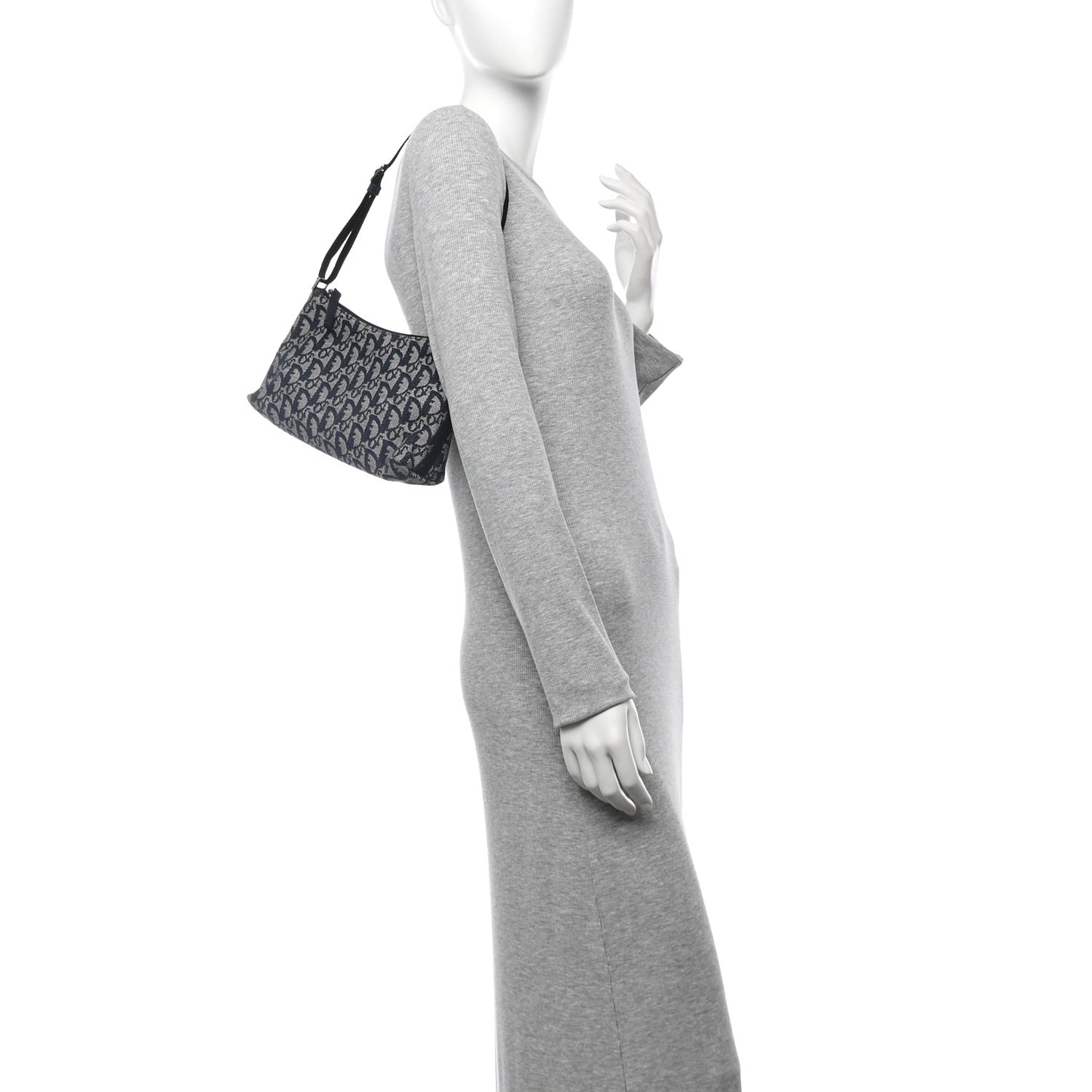 Monogram Shoulder Bag Pochette Black
