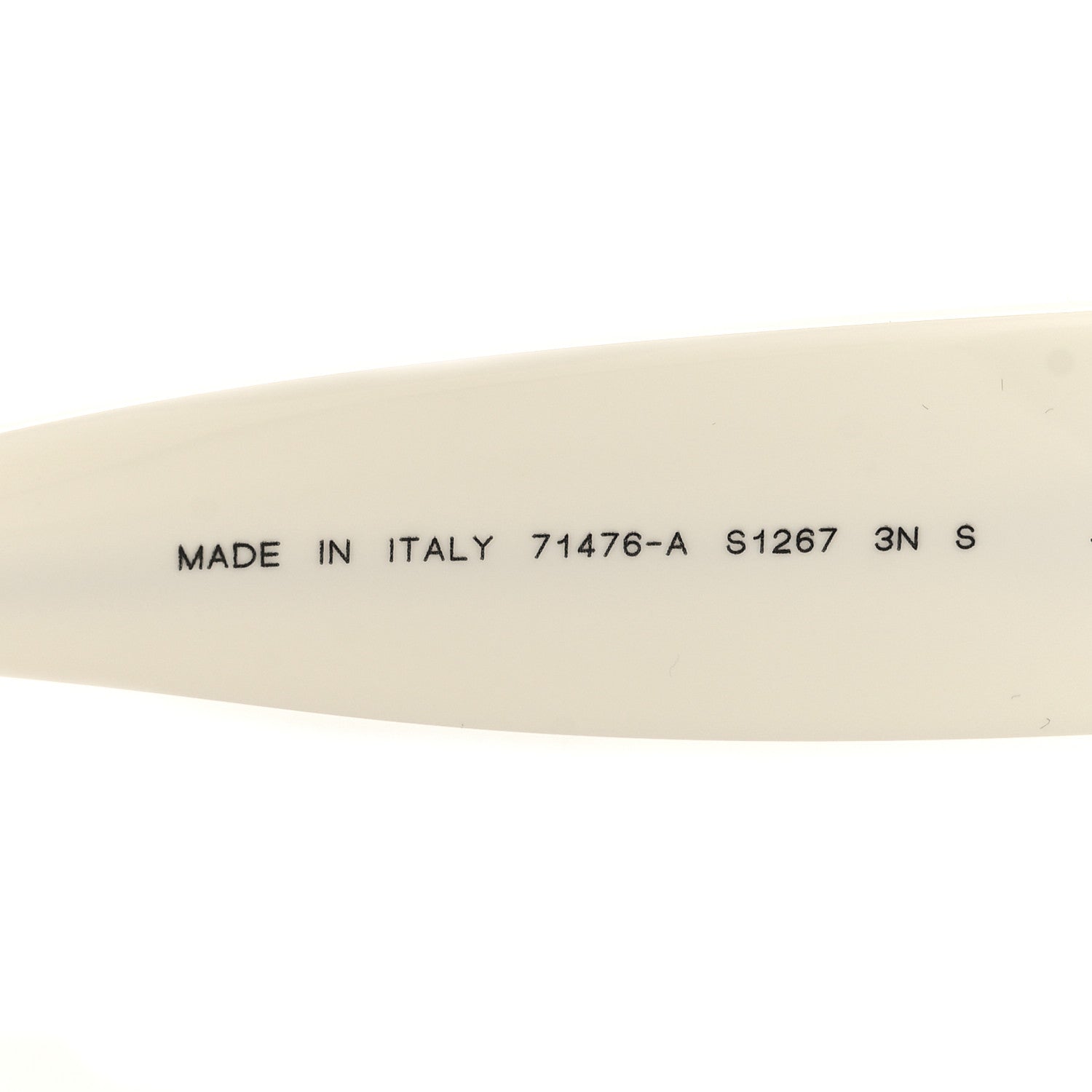 Chanel Acetate Shield Sunglasses 71476-A White 6 of 8