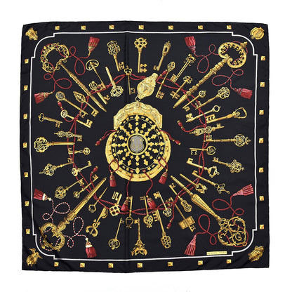 Hermes Silk Keys Les Cles Scarf 90 1 of 6