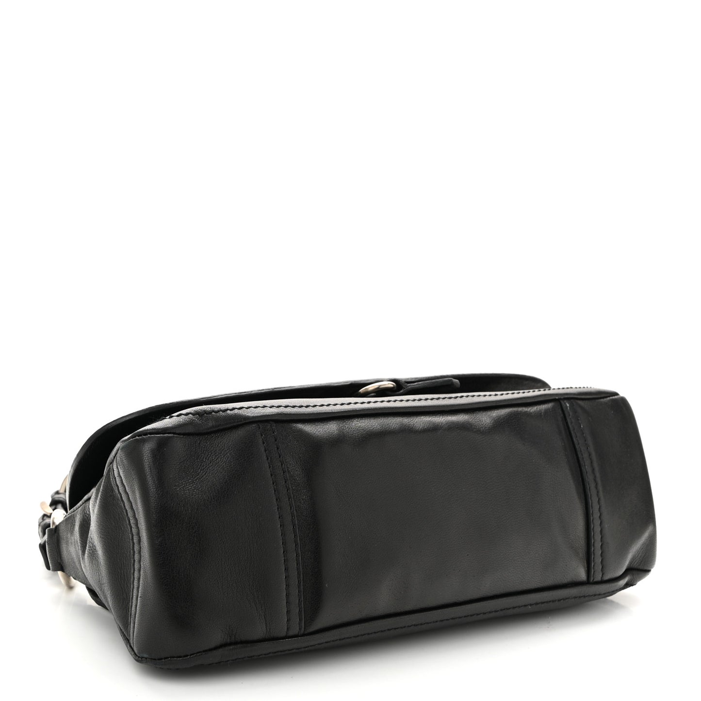 Soft Calf Shoulder Bag Black