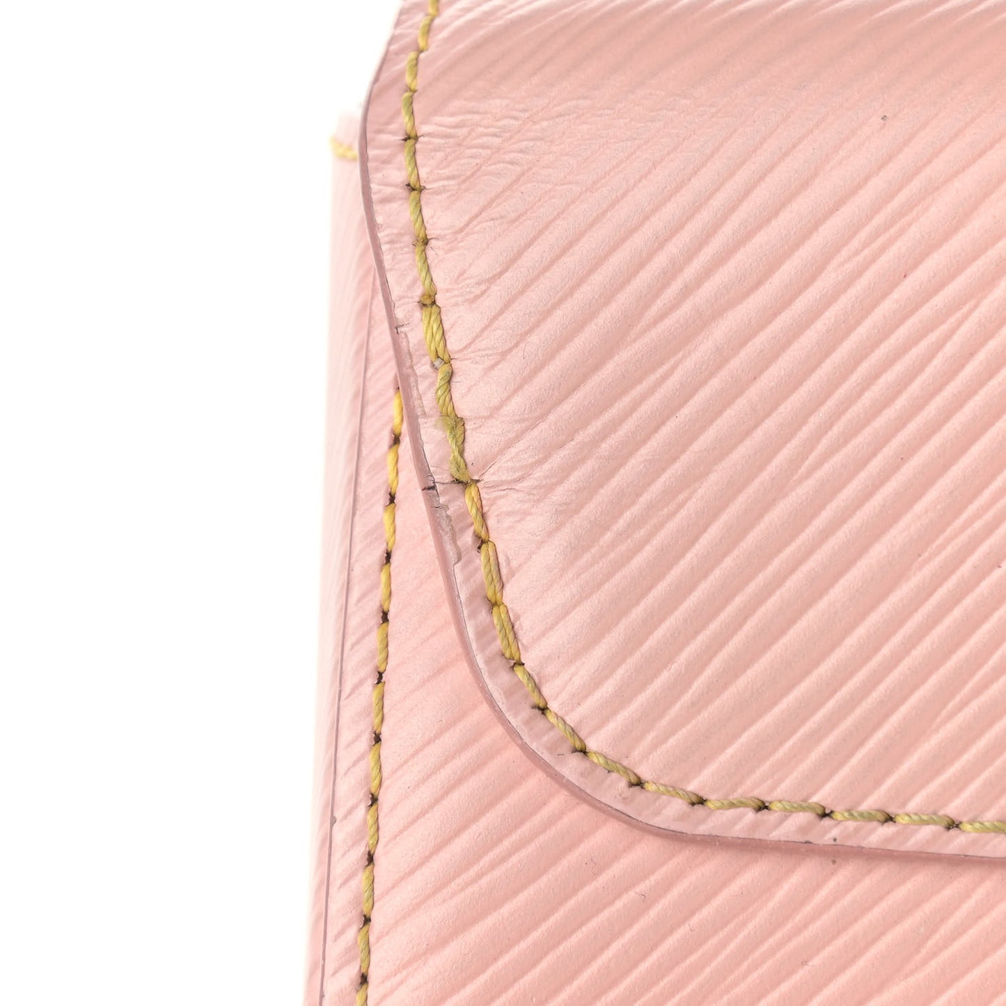 Epi Twist Shoulder Bag MM Rose Ballerine