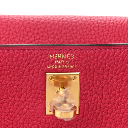Hermes Togo Kelly Retourne 25 Framboise 6 of 11