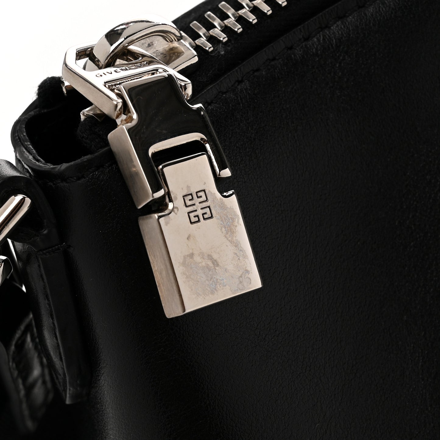 Box Calfskin Small Antigona Sport Top Handle Bag Black