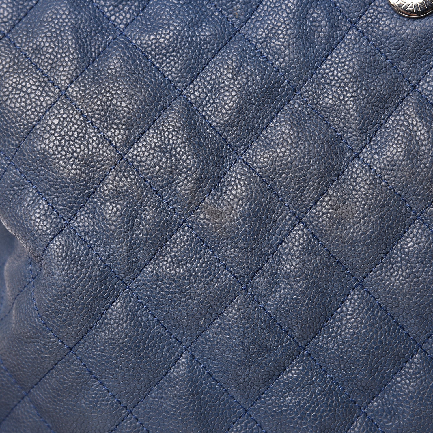 Chanel Caviar Quilted French Riviera Hobo Blue 11 of 17
