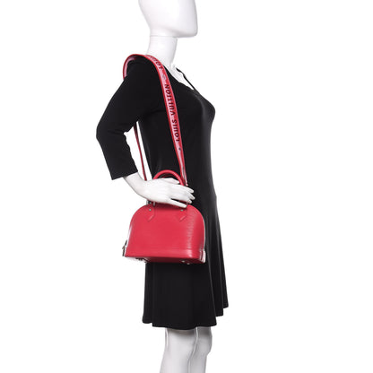 Louis Vuitton Epi Jacquard Alma BB Rose Pondicherry 2 of 9