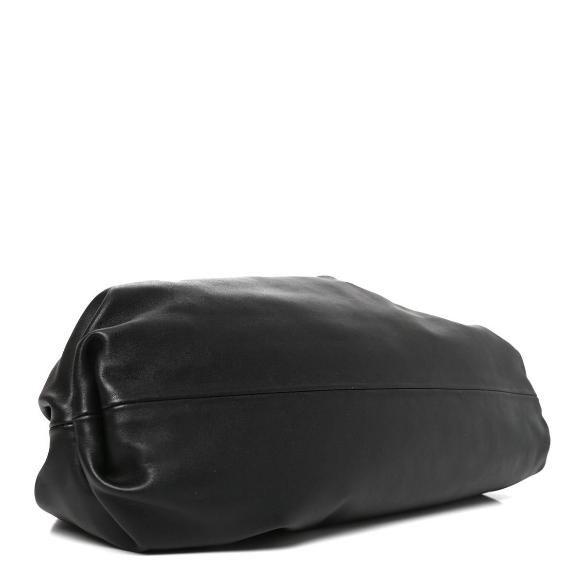 Smooth Butter Calf The Pouch Oversized Clutch Black