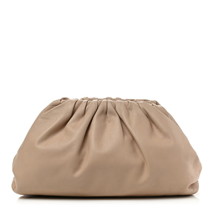 Bottega Veneta Smooth Butter Calf The Pouch Oversized Clutch Nude 1 of 9
