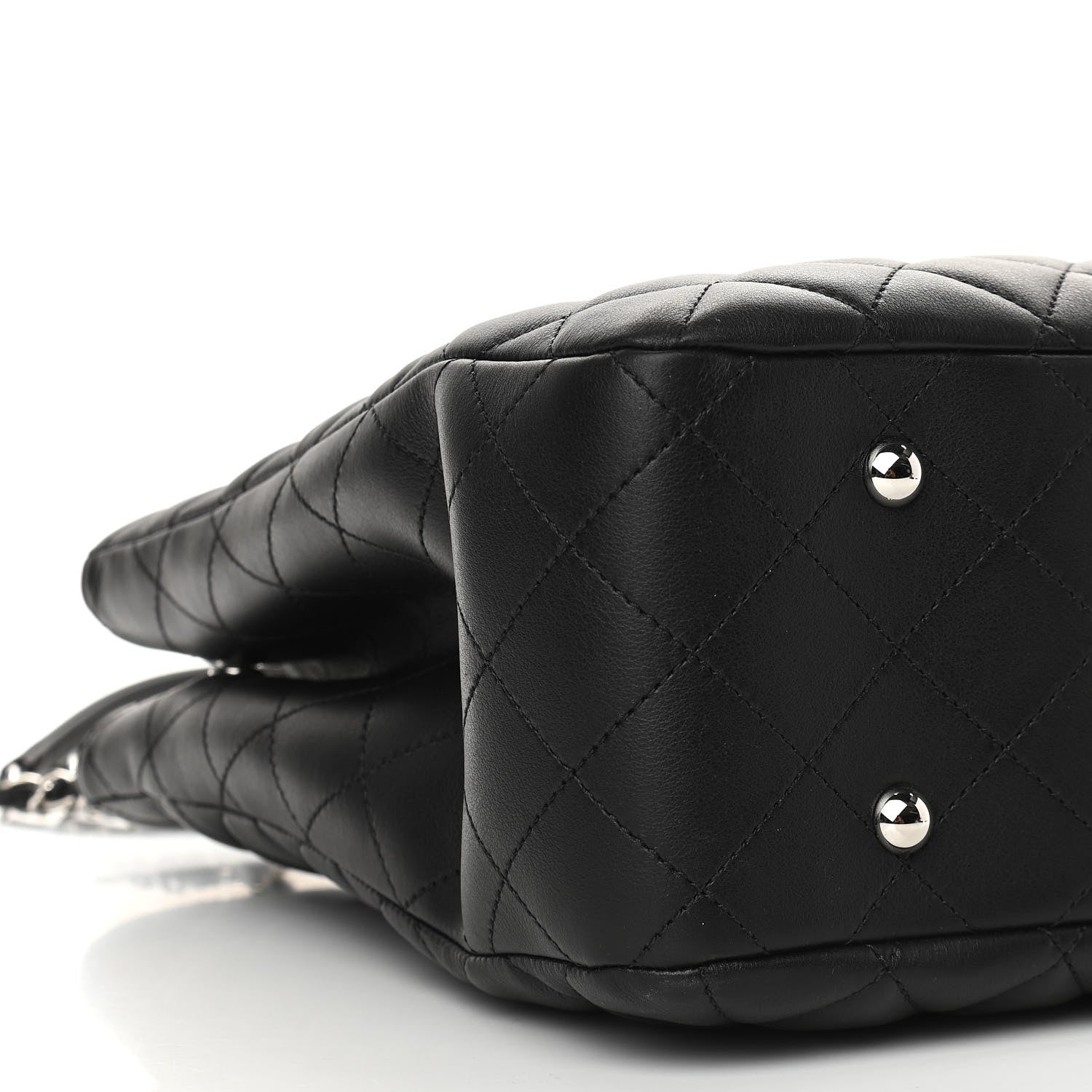 Chanel Caviar Quilted Large Turn Lock Shopping Tote Black 7 of 8