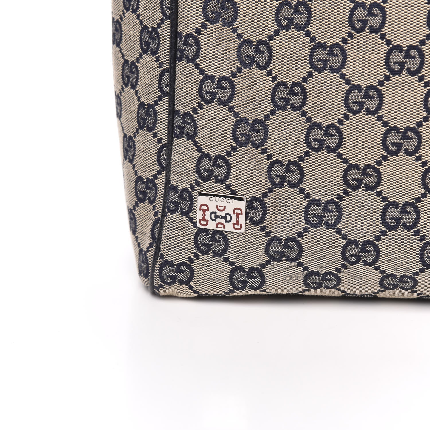 Gucci GG Monogram Web Pop Tote Navy 9 of 9