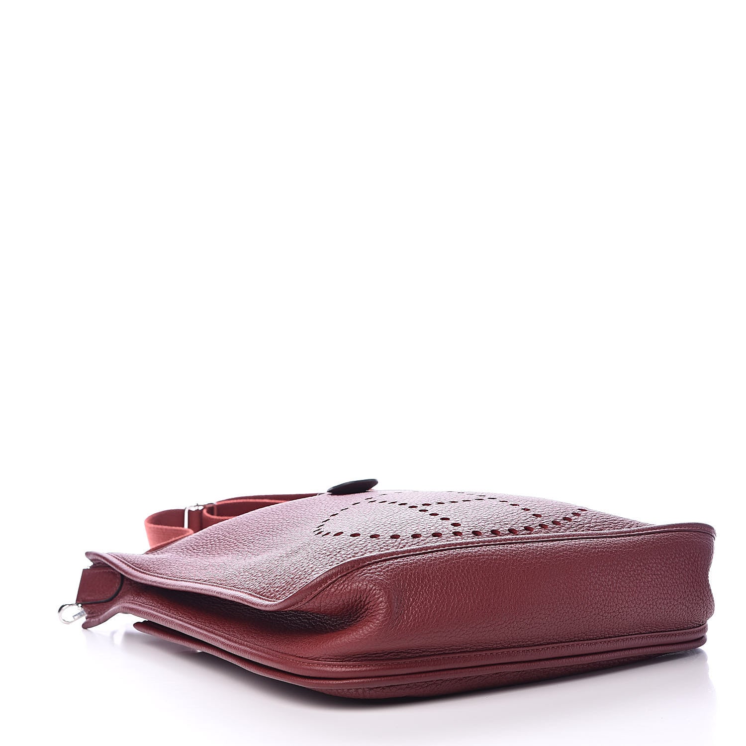 Hermes Taurillon Clemence Evelyne III GM Rouge H 4 of 10
