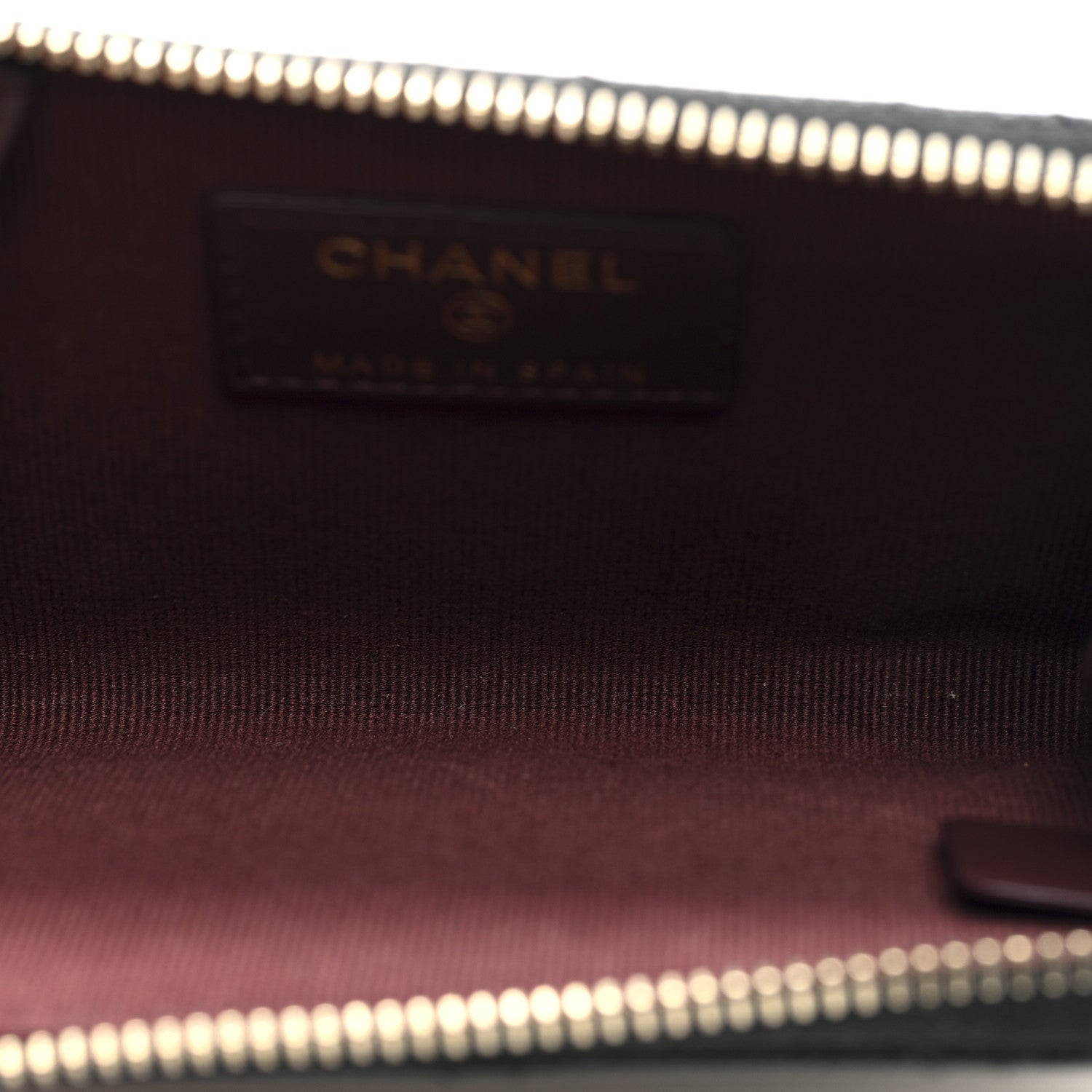 Chanel Caviar Quilted Zipped Key Holder Case Black 5 of 8