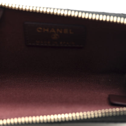 Chanel Caviar Quilted Zipped Key Holder Case Black 5 of 8