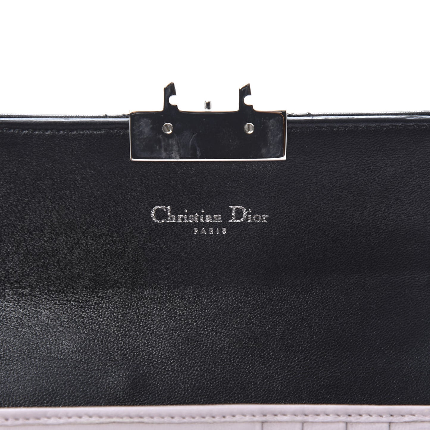 Lambskin Cannage Miss Dior Explorateur Compact Wallet Black