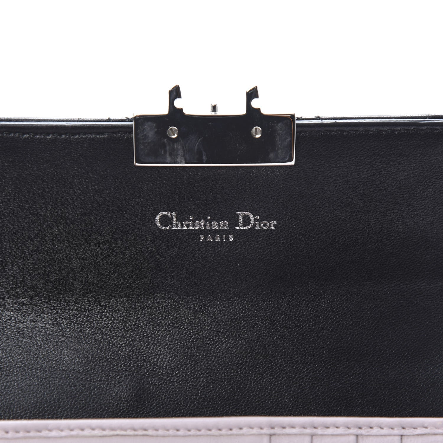 Christian Dior Lambskin Cannage Miss Dior Explorateur Compact Wallet Black 6 of 13