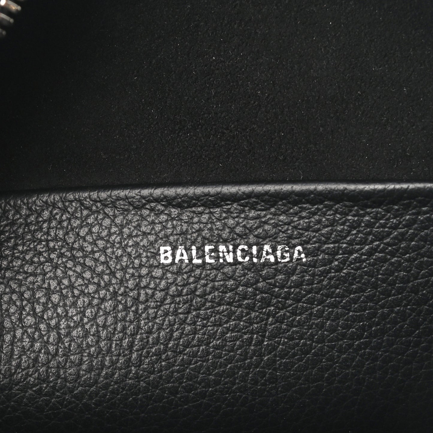 Calfskin Logo M Everyday Camera Bag Black