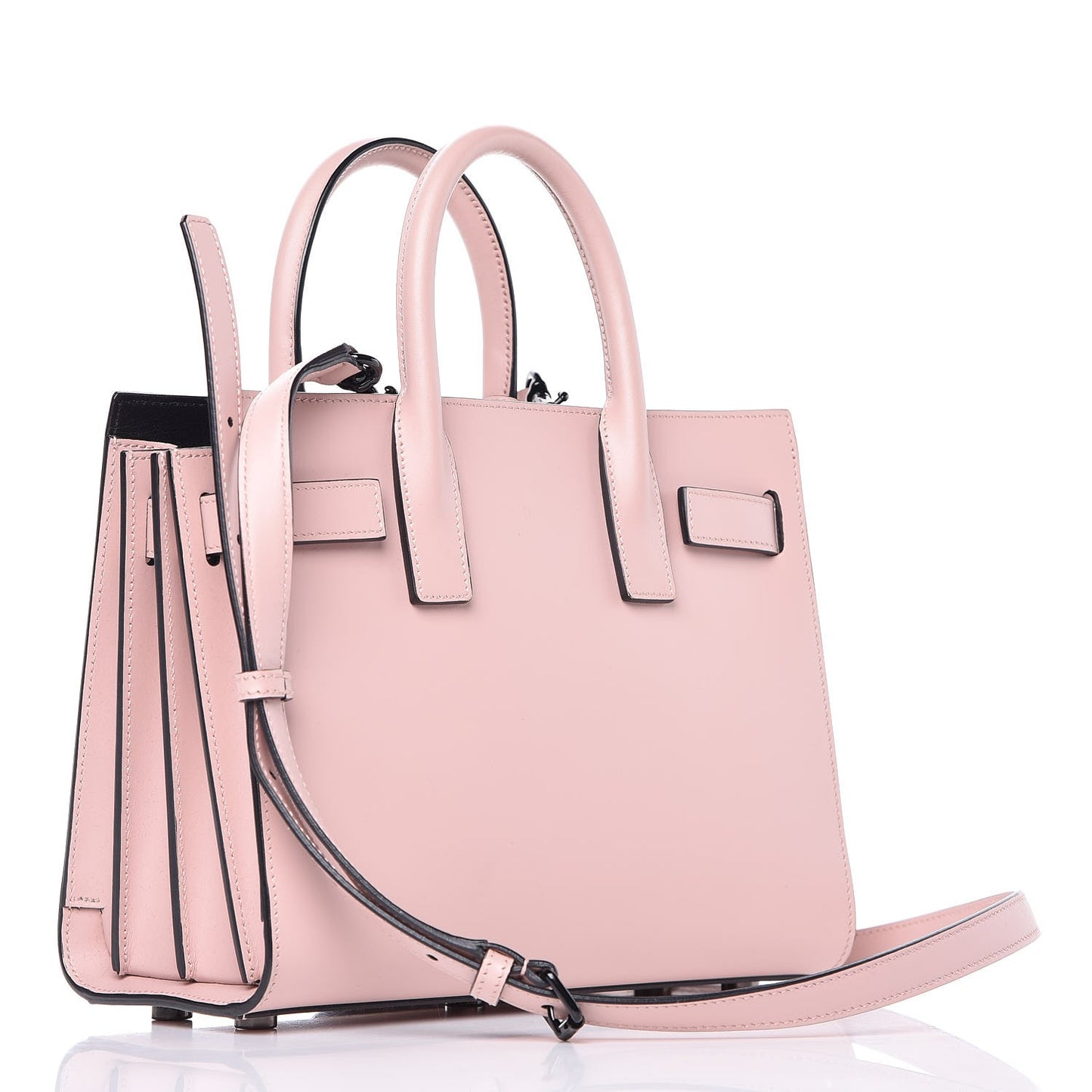 Calfskin Nano Sac De Jour Pale Pink