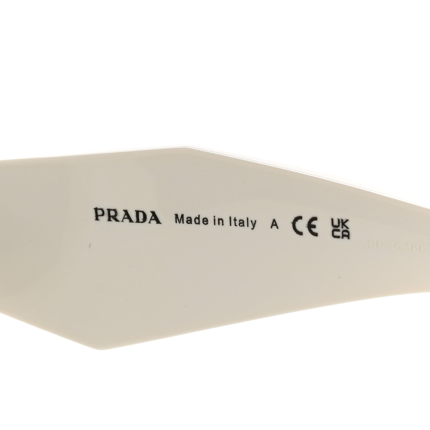 Prada Acetate Symbole Sunglasses SPR 17W White 1739901 – FASHIONPHILE