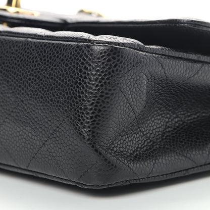 Chanel Caviar Quilted Medium Double Flap Black 9 of 9