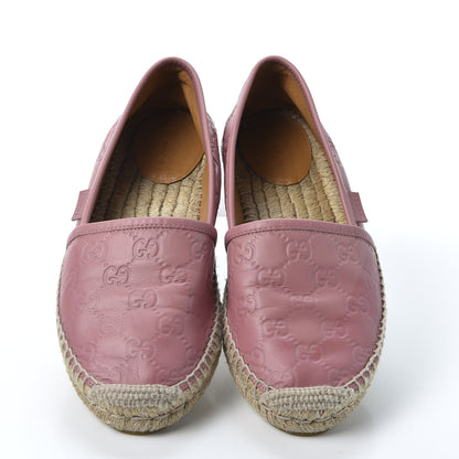 Gucci Guccissima Signature Espadrilles 37.5 Rose Baby Candy 5 of 13