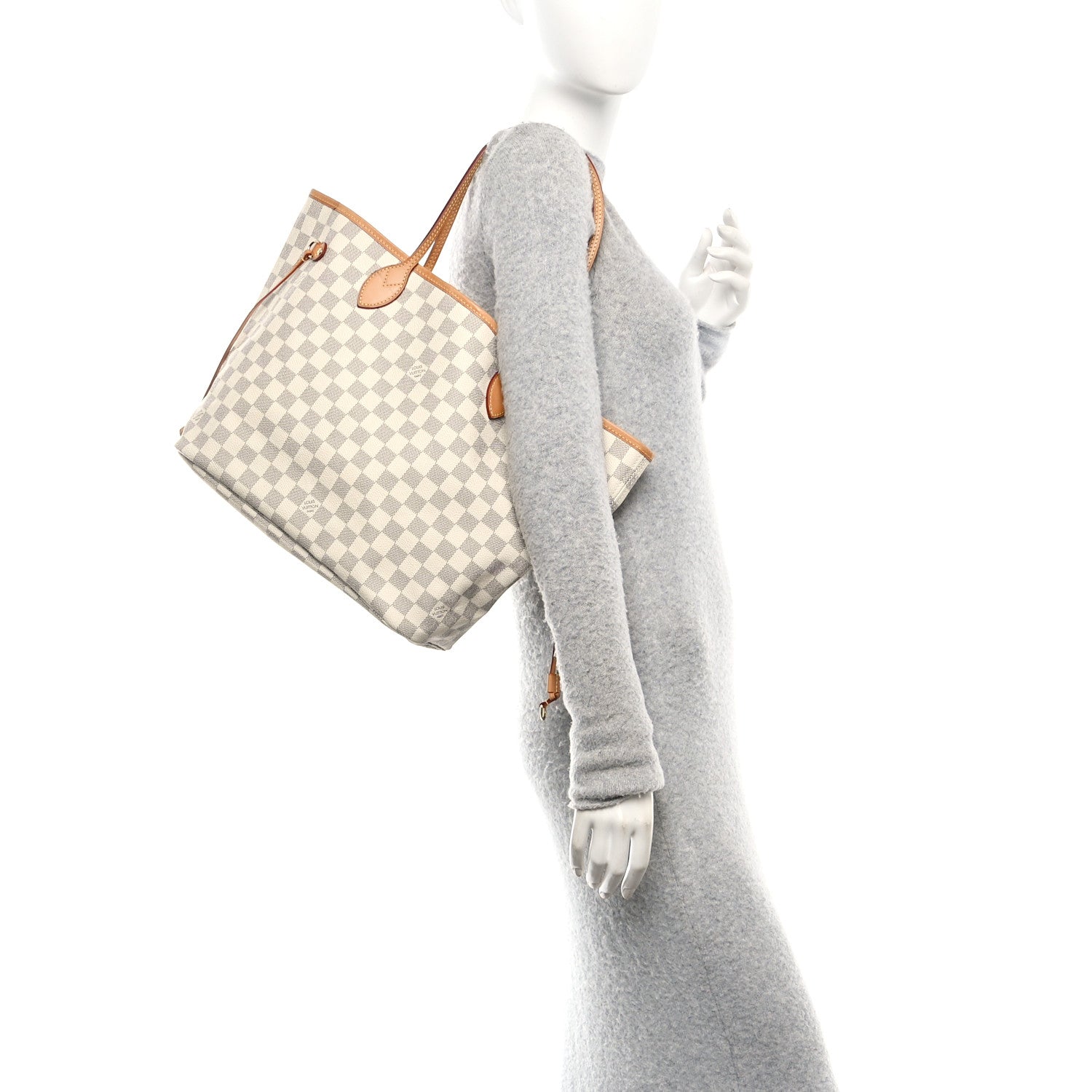 Louis Vuitton Damier Azur Neverfull MM 5 of 23