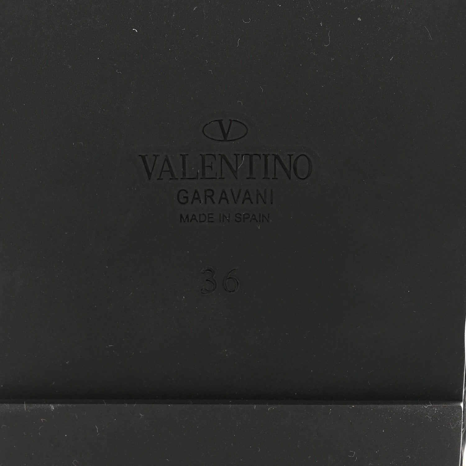 Valentino Garavani Calfskin Rockstud Torchon Flatform Espadrille Sandals 36 Black 7 of 8
