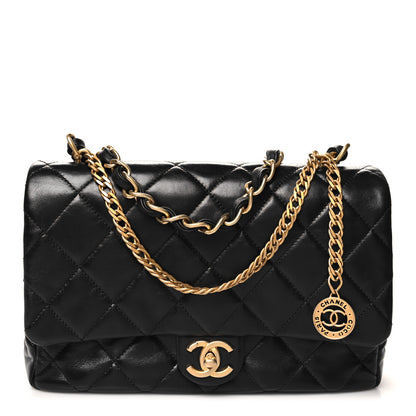Chanel Lambskin Quilted Fancy Jewel Flap Black 1 of 11