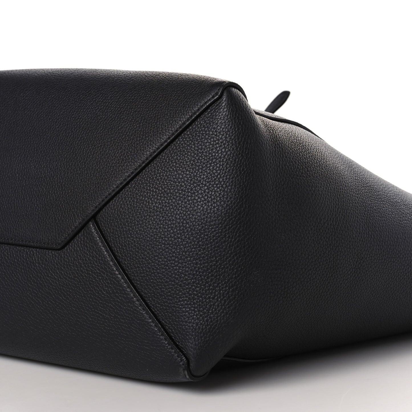 Soft Grained Calfskin Small Belt Cabas Phantom Navy
