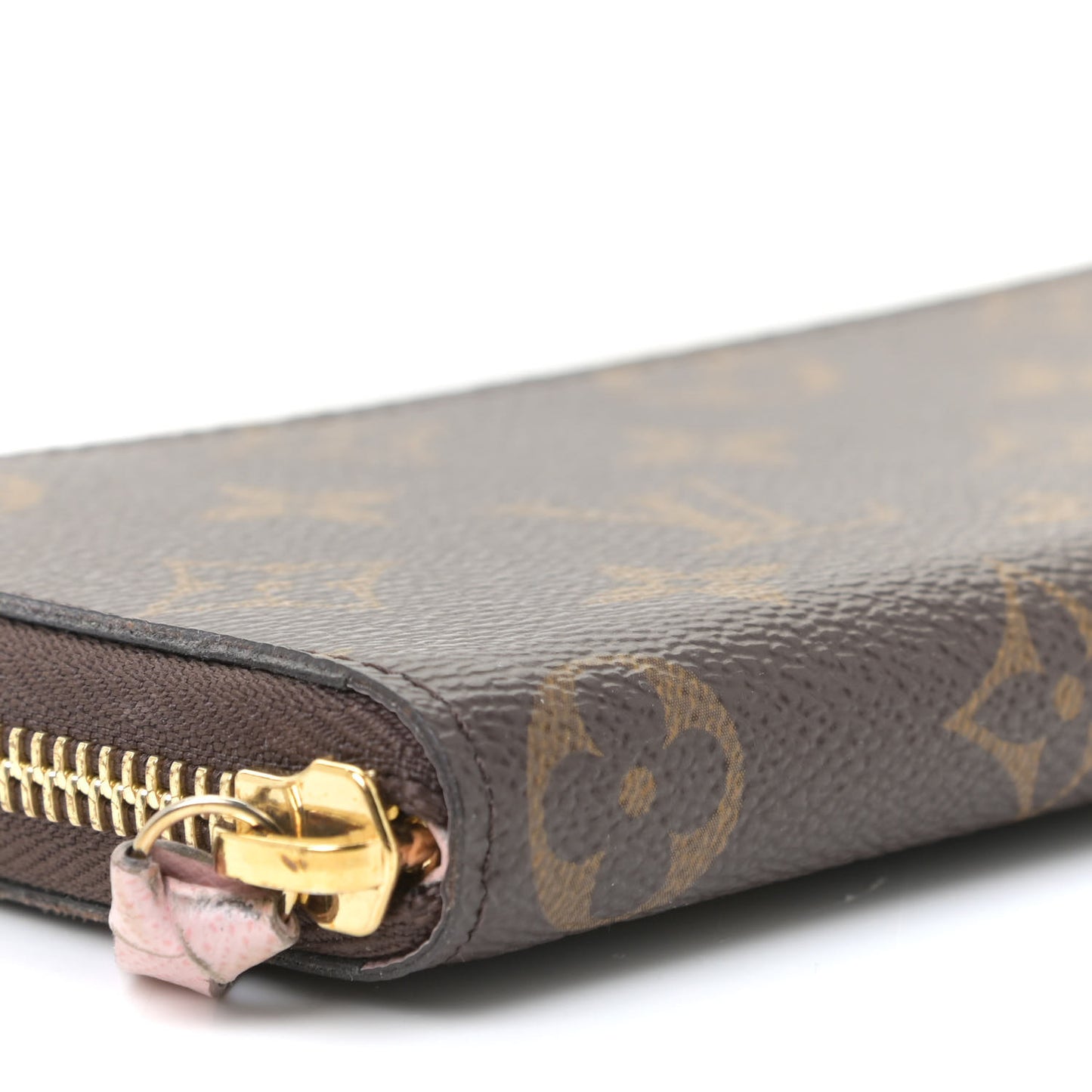 Monogram Clemence Wallet Rose Ballerine