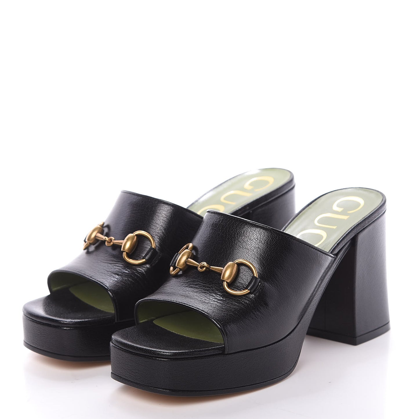 Granada Kid Houdan Platform Slide Sandals 36 Black