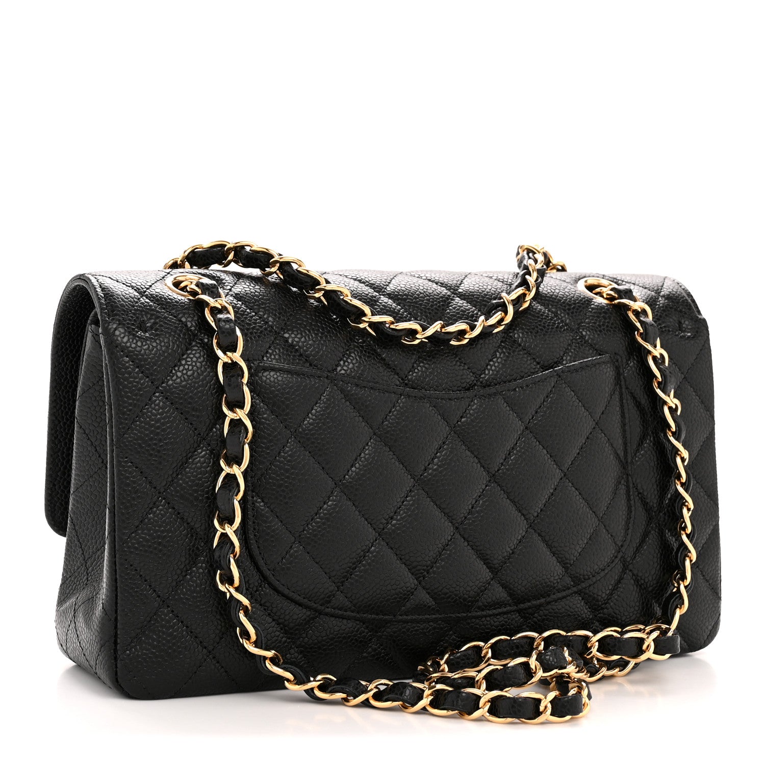 Chanel Caviar Quilted Medium Double Flap Black 3 of 10