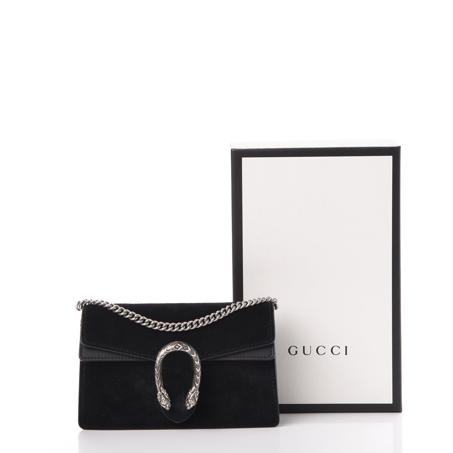 Velvet Super Mini Dionysus Shoulder Bag Black