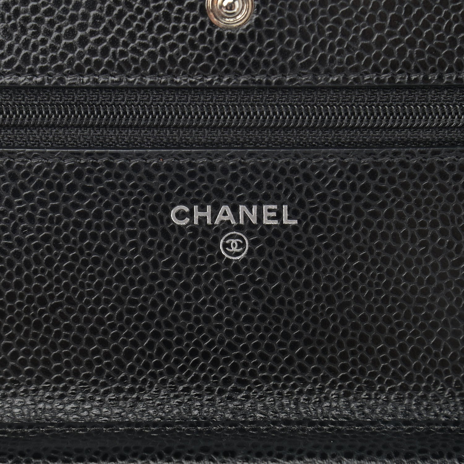 Chanel Caviar Quilted Wallet On Chain WOC Black 6 of 12