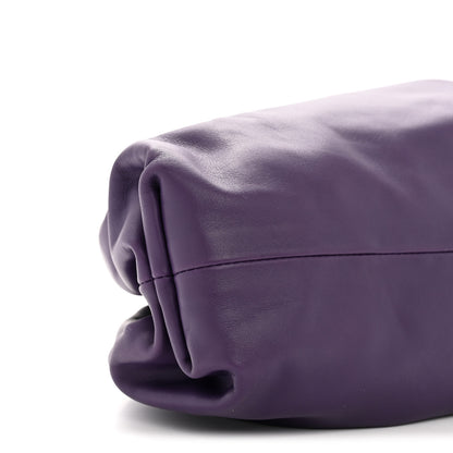 Bottega Veneta Smooth Butter Calf The Pouch Oversized Clutch Raisin 9 of 11