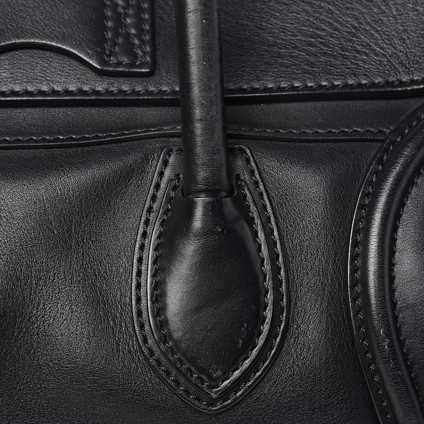 Smooth Calfskin Mini Luggage Black