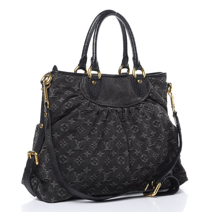 Louis Vuitton Denim Neo Cabby GM Black 3 of 13