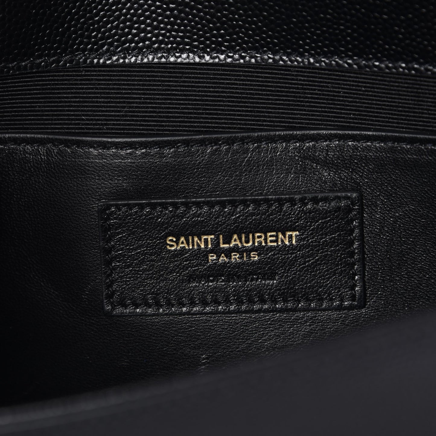 Grain De Poudre Monogram Cassandre Clutch Black